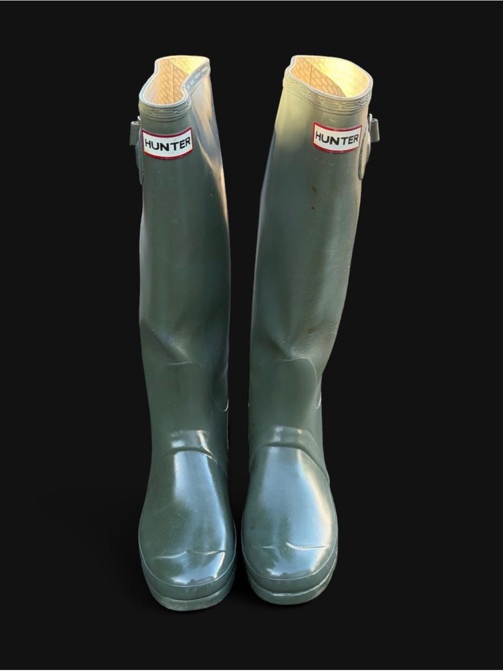 Hunter Women's Tall Rain Boots in Green